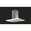Fulgor Milano Fulgor Cappa a isola FTIHD 960 TC WHX finitura inox e vetro bianco da 90 cm