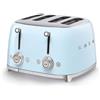 Smeg linea Anni '50 Smeg Tostapane 4x4 TSF03PBEU finitura azzurro