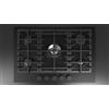 Fulgor Milano Fulgor Piano cottura a gas FUH 7541 G DWK MBK finitura acciaio nero opaco da 76 cm
