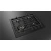 Fulgor Milano Fulgor Piano cottura a gas FUH 604 G DWK MBK finitura acciaio nero opaco da 62 cm