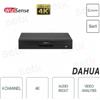Dahua XVR5104HS-4KL-I3 - XVR5104HS-4KL-I3 XVR 4K 4 canali e 8 canali IP 5in1 H.265+ Video Analisi WizSense HDMI VGA Compact - Dahua