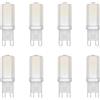 Klighten 8 pezzi G9 LED Lampadina 3W, Bianco Naturale 4000K, Angolo di visione 360°, Non Dimmerabile, AC220-240V, Ideale per Camera da Letto Soggiorno Cucina Sala