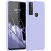 kwmobile Custodia Compatibile con TCL 20 SE Cover - Back Case per Smartphone in Silicone TPU - Protezione Gommata - lavanda pastello