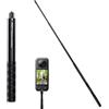 Poweka Selfie Stick Invisibile Compatibile con Insta-360 ONE R, ONE X, ONE, GO 2, ONE X2, Vte da 1/4 di Pollice 28 cm-113,5 cm di Lunghezza Regolabile Poweka