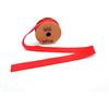 Trimz TCRED255 Nastro sbieco in Policotone, Poliestere, Rosso, 5m reel