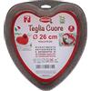 Graziano, Stampo Cuore per Crostata, Realizzato in Alluminio e Dotato di 7 Strati di Rivestimento Antiaderente e Antigraffio, Ideale per Realizzare Crostate Dolci e Salate, PFOA Free, ø 26 cm
