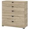 BellaHome Cassettiera pamplona 5 cassetti, 90x40x95 cm