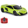 CMJ RC Cars ™ McLaren 675LT Telecomando con licenza ufficiale Auto Scala 1:18 Luci di lavoro 2.4 Ghz Verde