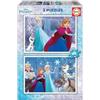 Educa - Puzzle Frozen | 2x48 pezzi Puzzle Set | Anna, Elsa, Olaf, Disney Frozen | dai 4 anni (16852)