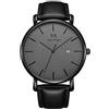 BUREI Vigor Rigger Orologi analogici al quarzo da uomo Orologi ultra-sottili e minimalisti con datario e cinturino in acciaio inossidabile (mimetico)