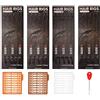Luroad Ami da Pesca Carpa, 20Pz Ami Carpfishing con Filo Girevole Antigroviglio, Terminali Carpfishing con 3 Boiles Bait Stopper Tappi e Stringer Ago, Dimensione 2 4 6 8