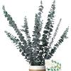 ZJTAPE Eucalipto Essiccato - 11 Pezzi di Fiori Secchi Naturali Eucalipto Essiccato e Biglietti D'auguri, Decorazione di Fiori Secchi, Decorazione per il Matrimonio Perfetto, Ddecorazioni Floreali per la Casa