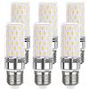 Akynite Lampadine LED Mais E27 12W Luce Fredda 6000K 1450LM, 84 LEDs, E27 100W Alogena Equivalente, Lampadina LED E27 Bianca Fredda per Lampada Plafoniere, non dimmerabile, set di 6