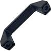 DOJA Barcelona DOJA INDUSTRIAL | Maniglia di Plastica Nera | 4 Pezzi | 109 mm | Montaggio Frontale | Maniglia Ponte per Saldatrice, Macchina e Utensili