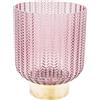 Kare Design Vaso Barfly Berry, Rosa/Oro, 24Cm
