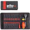 Wiha Set di cacciaviti dinamometriche elettrici TorqueVario-S 2872 T18 TorqueVarioS 18-tlg; Tasche