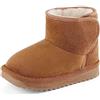 MK MATT KEELY Bambino Scarpe Invernali Bambini Ragazzo Ragazza Stivali da Neve,Nero,EU21/22 (140mm)