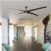 Faro Barcelona Attos LED Ventilatore Marrone