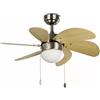 Faro Barcelona Palao Ventilatore Nichel Opaco