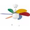Faro Barcelona Palao Ventilatore Multicolore
