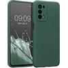 kwmobile Custodia Compatibile con Oppo A74 (5G) / A54 (5G) Cover - Back Case per Smartphone in Silicone TPU - Protezione Gommata - verde muschio