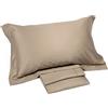 Caleffi - Completo Letto Matrimoniale in Raso Composto da Lenzuola Matrimoniali Cotone 100% 240x285 + 1 Lenzuolo con Angoli Matrimoniale Coprimaterasso Sotto 180x200 + 2 Federe Cuscino Letto 50x83