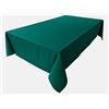 Lemos Home Tovaglia di alta qualità in 100% cotone, collezione concetto, colore e dimensioni a scelta (tovaglia rotonda, diametro 100 cm, verde abeto)
