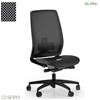 SEIPO Wave W037 Poltrona sedile-schienale rete nera senza braccioli movimento sincronizzato con traslatore "Z" Seipo Type 2