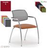 SEIPO Wave W115 Poltrona schienale rete 4 gambe cromate Seipo Eco-pelle D