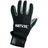 SEAC Amara Comfort Guanti da Sub in Neoprene da 1.5 mm per Immersioni, Apnea e Pesca Subacquea Unisex Adulto, Nero, XS