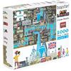 Bopster Puzzle 1000 pezzi Londra - Puzzle Adulti con Porta Puzzle - Puzzle Arte e Panorama di Londra - Puzzle Grandi Dimensioni per Adulti e Bambini 8 Bit Pixel Art di Bopster 70x50