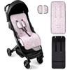 Interbaby Copertura universale per passeggino Cat rosa