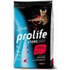 Prolife Sterilised Cat Manzo e Riso 7kg Nutrigenomic crocchette gatto 3 x 7kg