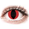 Gelflex CRAZY LENS - Cat Eye Red - giornaliere non correttive (2 lenti)