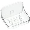 Addis Invisifix Porta Sapone, Traslucido, 9.5 x 12 x 8 cm