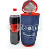 BUSHWACKA Blu 4L Total Hidalgo 2LTR Bottiglie da 2 litri. XXL Refrigeratore Flessibile Portatile per Spiaggia Campeggio Borsa Termica Campeggio Refrigeratore Camouflage Militare
