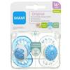 BAMED BABY ITALIA S.r.l. MAM ORIGINAL SUCCHIETTO 16+ SILICONE CONFEZIONE DOPPIA