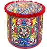 BACI MILANO Pouf In Velluto Sole Mio