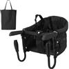 Surplex Seggiolino da Tavolo Pieghevole | Sedia Bambina con Imbracatura a 5 Punti e Borsa Trasporto | Adatto a Tavoli da 2-8 cm | Fino a 15 kg (6 Mesi-3 Anni) | Rivestimento Lavabile
