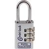 Burg-Wächter 30 Chromo Burg-Lucchetto Combi Lock 90 CR, 30 mm SB, Argento