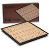 Yellow Mountain Imports, Set Scacchi Giapponesi Shogi Magnetici da Viaggio - 24,8 cm