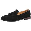 rismart Uomo Fatto a Mano Nappe Mocassini Scamosciato Scivolare su Formale Loafers Scarpe SN01759(caffè,39 EU)
