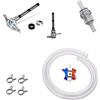 cyclingcolors UNIVERSALE BENZINA : RUBINETTO M10x1 + TUBO + FILTRO + COLLARE CARBURANTE MOTO CICLOMOTORE