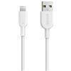 Anker Cavo Lightning, PowerLine II Cavo di Ricarica iPhone, Certificato MFi per iPhone 13/12/11/Pro/XS/XS Max/XR/X/8/8 Plus/7/7 Plus/6s/6/6 Plus (Bianco, 0,9 m)