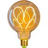 TIANFAN Lampadine Led Lampadina Vintage 4W Dimmerabile Lampadina Edison Antica Filamento Led 220/240V G95 Calore del Cuore Glow (D'oro)