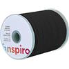 INNSPIRO Cordoncino cotone cerato fine nero 1,0 mm. 100 m.