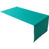 Lemos Home Runner da tavola di alta qualità in 100% cotone, collezione Concetto, colore e dimensioni a scelta (runner - 30 x 100 cm, verde smeraldo)