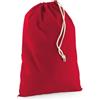 Westford Mill Sacchetti cotone personalizzati da un litro 14 x 20 cm personalizzate o neutre