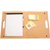 Ufficio personalizzati Cartella organizer personalizzata in cartone riciclato con bottoni Kelem personalizzate o neutre