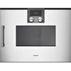 Gaggenau Forno combinato microonde con cerniere a destra BMP250130 finitura silver da 60 cm